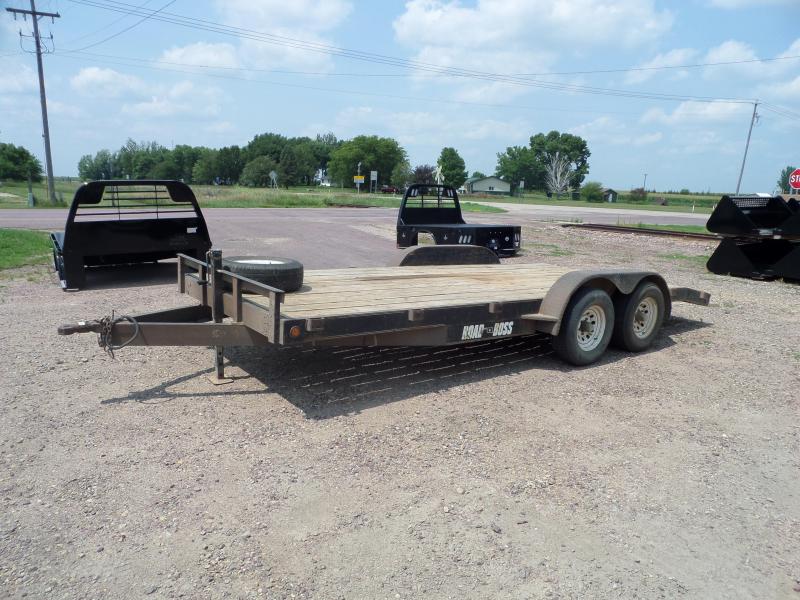 2001 Road Boss RB8216+2-100 Flatbed Trailer 2001 Road Boss RB8216+2-100 Flatbed Trailer