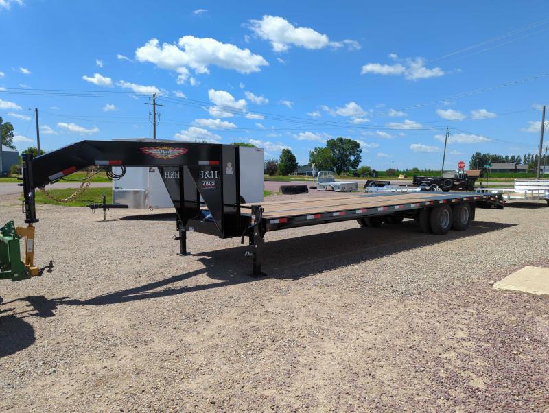 2022 H and H Trailer H25+5SDBCL-GN19-200 Flatbed Trailer 2022 H and H Trailer H25+5SDBCL-GN19-200 Flatbed Trailer