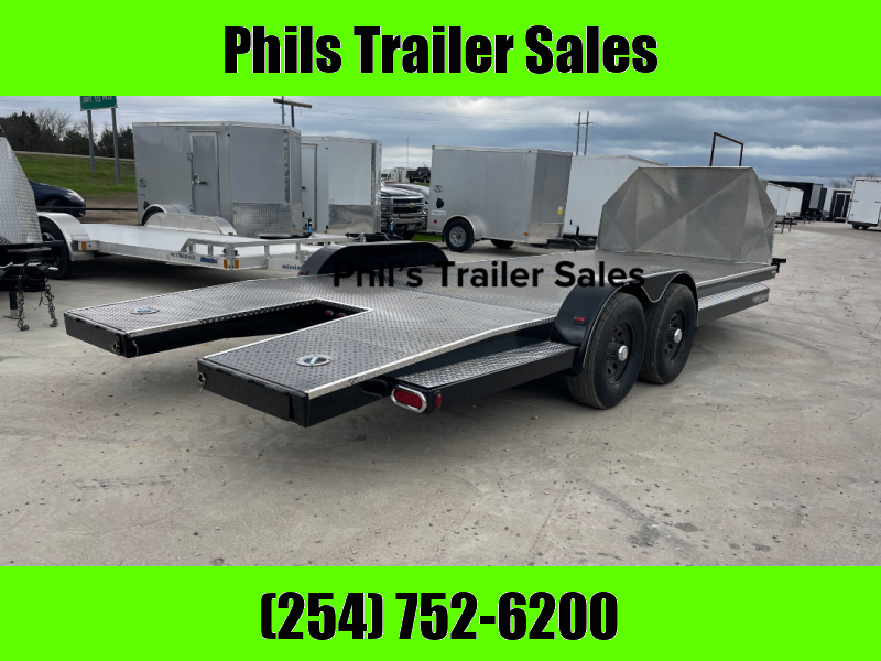 102 Ironworks 22 X 102 5200 LB AXLES  SPLIT TAIL SHIELD  CHALLENGER EQUIPMENT HAULER er