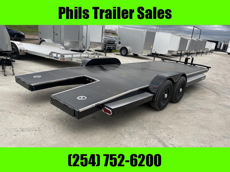 102 Ironworks 22 X 102 5200 LB AXLES  SPLIT TAIL  CHALLENGER EQUIPMENT HAULER er