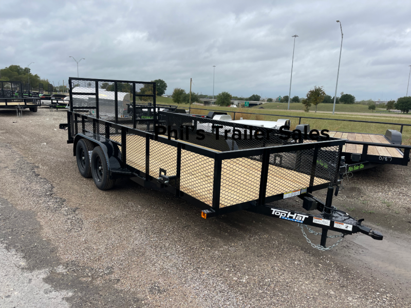 Top Hat Trailers 83X16 24" EXPANDED METAL  SIDES  Top Hat Trailers  Utility Trailer Utility Trailer