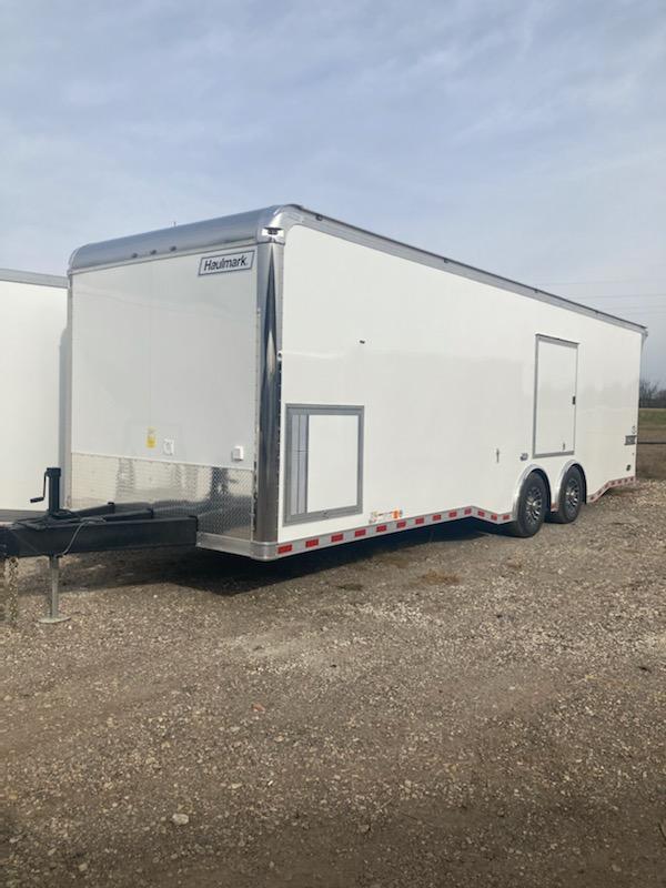 28 Haulmark EDGE PRO Car / Racing Trailer LOADED / ENCLOSED CARGO / CAR HAULER / ESCAPE DOOR