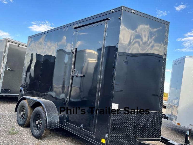 6X12 + V NOSE 7 FT INTERIOR  Continental Cargo ENCLOSED TRAILER  CARGO TRAILER  Cargo / Enclosed Trailer