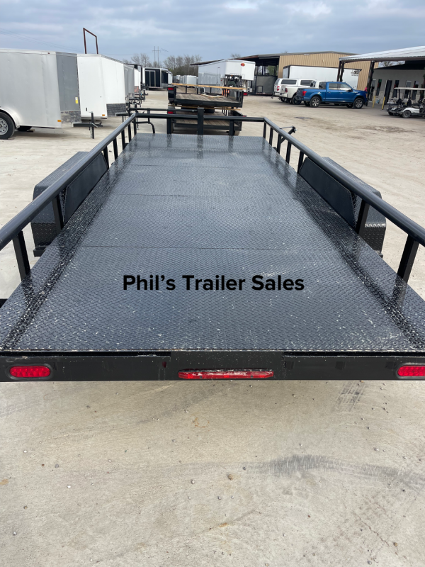STEEL FLOOR EQUIPMENT TRAILER 83X24 14K STEEL FLOOR EQUIPMENT TRAILER 83X24 14K