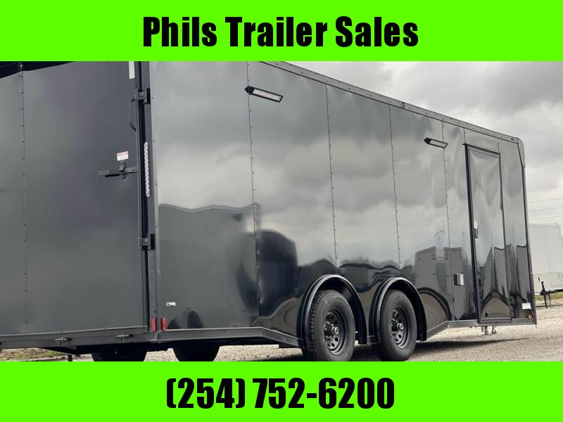24 ENCLOSED TRAILER RACE TRAILER BLACKED OUT CAR HAULER Car / Racing Trailer 24 ENCLOSED TRAILER RACE TRAILER BLACKED OUT CAR HAULER Car / Racing Trailer