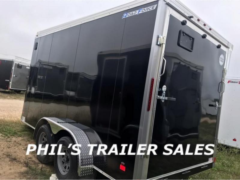 Wells Cargo 7X16 + V 7 FT interior COMMERCIAL GRADE ROAD FORCE Enclosed Cargo Trailer