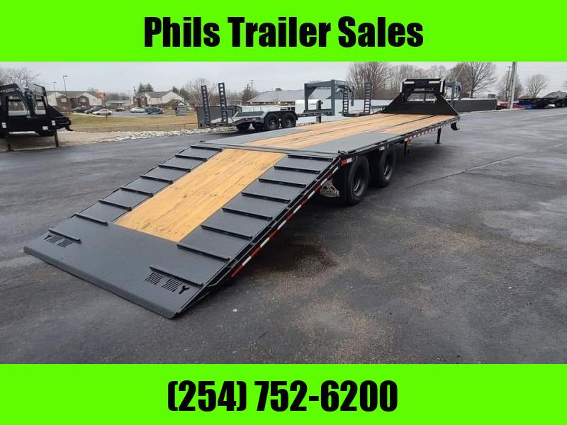 Iron Bull 32' TANDEM DUAL TRAILER 9' HYDRALIC DOVE Equipment Trailer