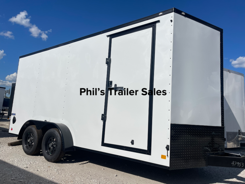 7X14 + V NOSE 7 FT INTERIOR Continental Cargo ENCLOSED TRAILER CARGO TRAILER Cargo / Enclosed Trailer
