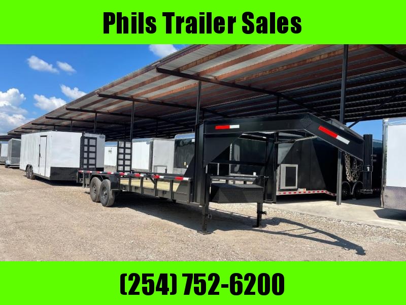 Trailers 24 GOOSENECK TRAILERS LOW BOY Equipment Trailer Trailers 24 GOOSENECK TRAILERS LOW BOY Equipment Trailer