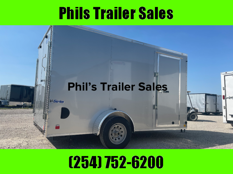 5X 10 + V Nose Continental Cargo ENCLOSED TRAILER 6x12 Ramp 5X 10 + V Nose Continental Cargo ENCLOSED TRAILER 6x12 Ramp