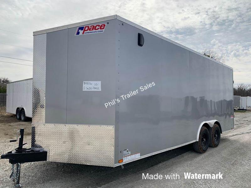 Pace American 8.5X24 7'  Slant Nose Enclosed Cargo Trailer