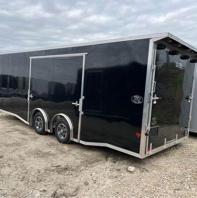 E-Z Hauler 20 ALL ALUMINUM ENCLOSED TRAILER CAR HAULER Enclosed Cargo Trailer ESCAPE DOOR