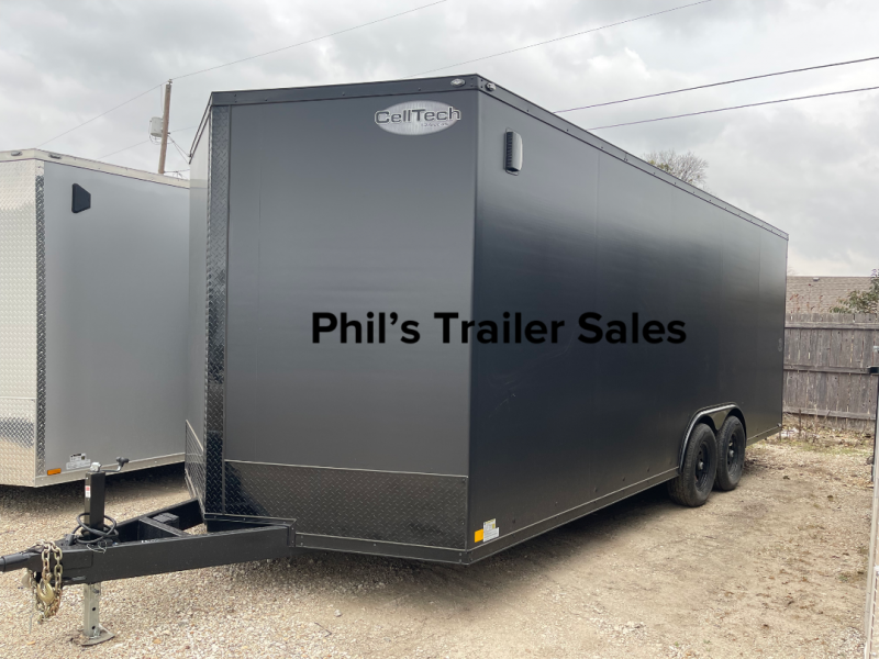 8.5X20 10,400 K GVWR CellTech Enclosed Cargo Trailer Enclosed