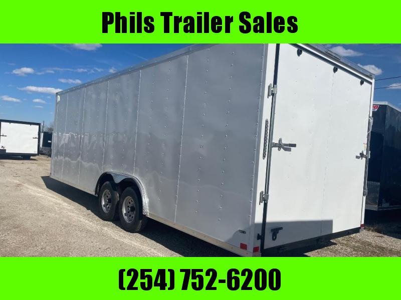 Enclosed cargo trailer 8.5x20 + V Nose 7 interior ht with extras Enclosed cargo trailer 8.5x20 + V Nose 7 interior ht with extras