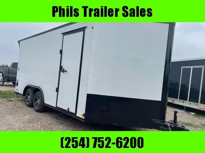 MOTORCYCLE TRAILER 8.5x16+ 3 v BLACKED OUT LOADED Motorcycle Trailer ENCLOSED TRAILERS MOTORCYCLE TRAILER 8.5x16+ 3 v BLACKED OUT LOADED Motorcycle Trailer ENCLOSED TRAILERS