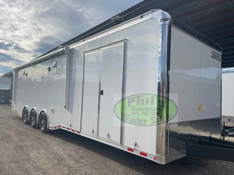 34' Haulmark EDGE PRO ELECTRIC AWNING AND AIRLINES Car / Racing Trailer