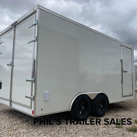 8.5X16 10,400 K GVWR  DOUBLE DOOR  CellTech Enclosed Cargo Trailer