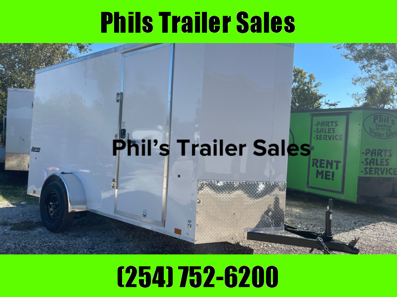 6x12 + v nose 6' 6" Pace American ramp Enclosed Cargo Trailer