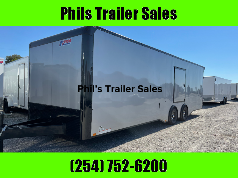 Pace American 8.5X28 7 ESCAPE DOOR ' RACE TRAILER Enclosed Cargo Trailer Pace American 8.5X28 7 ESCAPE DOOR ' RACE TRAILER Enclosed Cargo Trailer