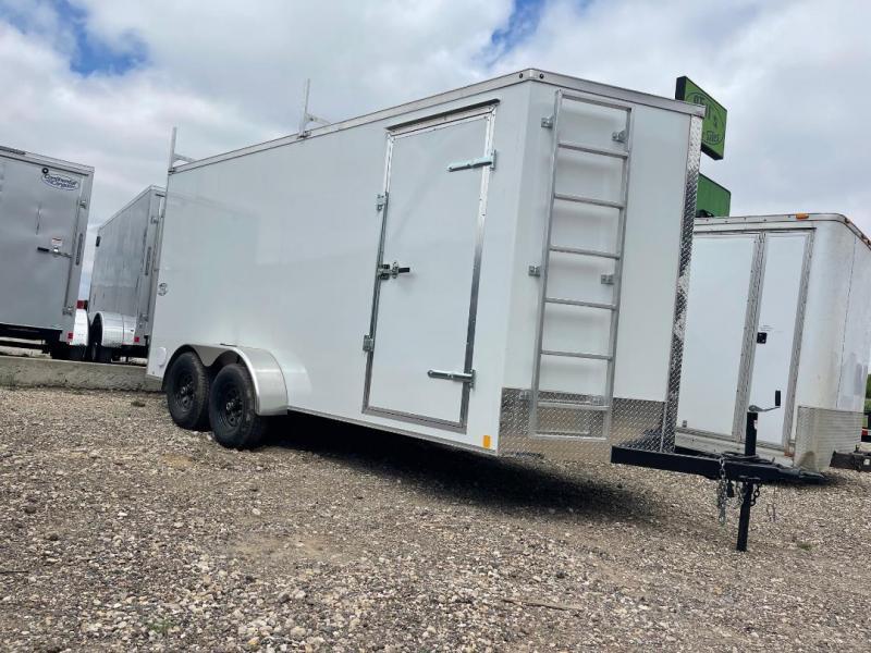 7X16 CellTech CONTRACTOR TRAILER DOUBLE DOORS  JOBSITE TRAILER   Enclosed Cargo Trailer