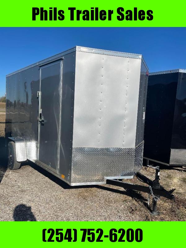 6x12 + 24" 6' 6" INTERIOR V Nose Pace American ramp Enclosed Cargo Trailer 6x12 + 24" 6' 6" INTERIOR V Nose Pace American ramp Enclosed Cargo Trailer