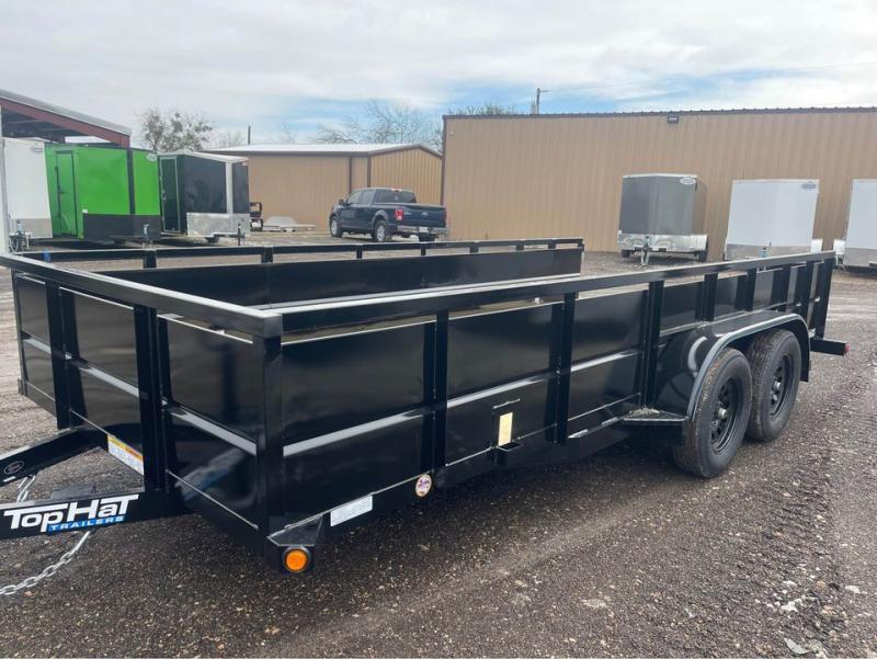 Top Hat Trailers 83X16 24" STEEL SIDES Top Hat Trailers Utility Trailer