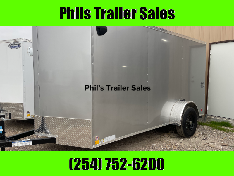  Continental Trailers 6x12 v nose 6' 6" INTERIOR ENCLOSED TRAILER  ramp Cargo / Enclosed Trailer*