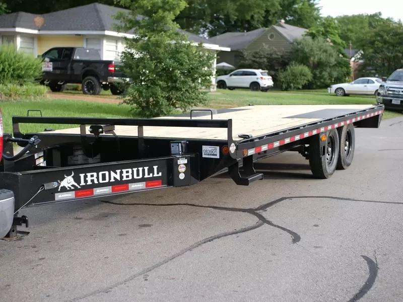  Iron Bull 102 X 25 DECK OVER EQUIPMENT TRAILER  TRAILERS  Equipment Trailer