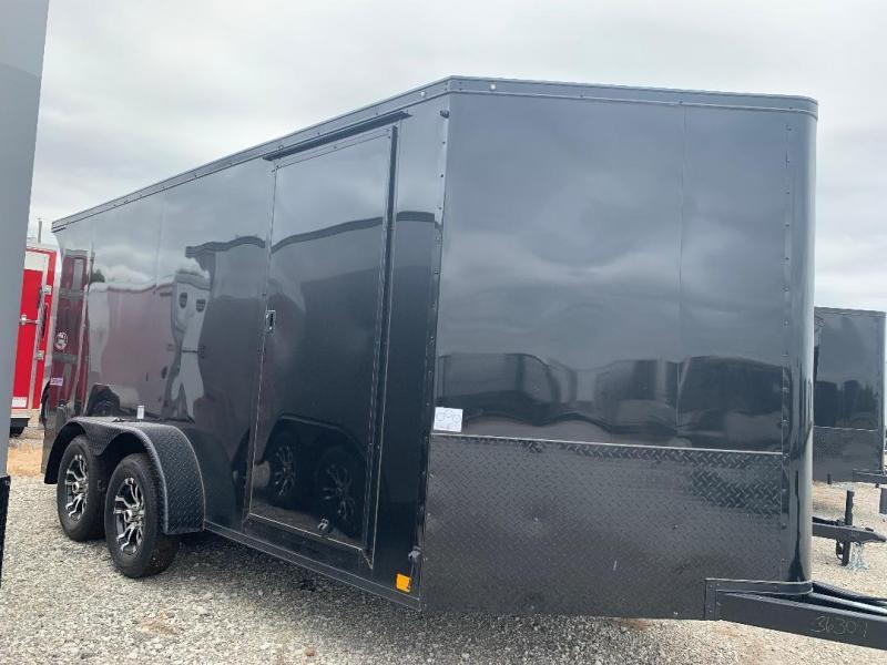 Continental Cargo 7x14+ 3 Black out motorcycle trailer Enclosed Motorcycle Trailer Continental Cargo 7x14+ 3 Black out motorcycle trailer Enclosed Motorcycle Trailer