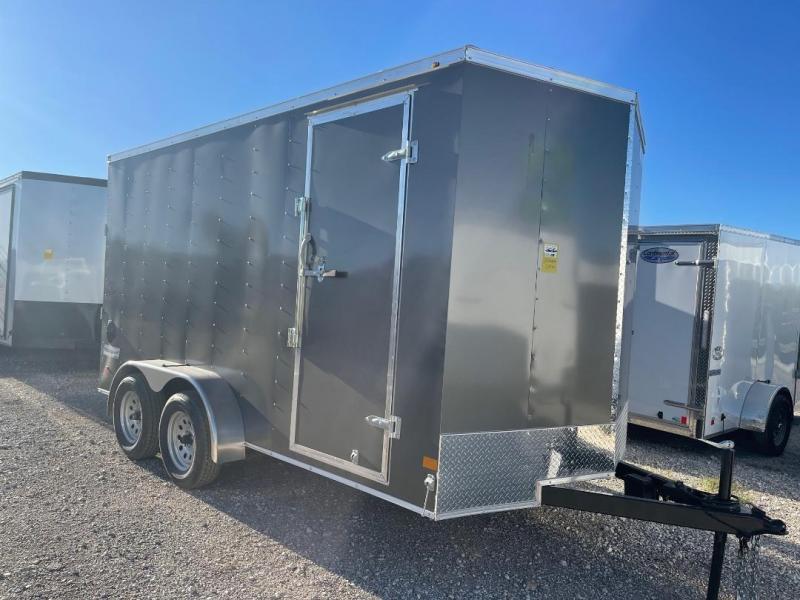 HAULMARK CHARCOAL 7x16+2 v 7 FT INTERIOR Enclosed trailer Cargo / Enclosed Trailer HAULMARK CHARCOAL 7x16+2 v 7 FT INTERIOR Enclosed trailer Cargo / Enclosed Trailer
