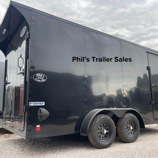 7x14 + v Continental Cargo ENCLOSED TRAILER UTV TRAILER  Cargo / Enclosed Trailer