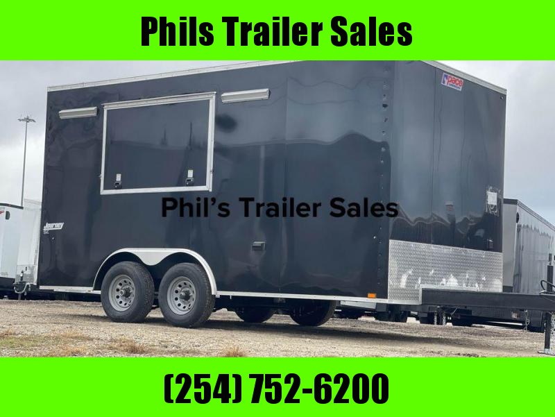 2022 Pace American 16 CONCESSION TRAILER 5200 LB AXLES ENCLOSED Vending / Concession Trailer 2022 Pace American 16 CONCESSION TRAILER 5200 LB AXLES ENCLOSED Vending / Concession Trailer