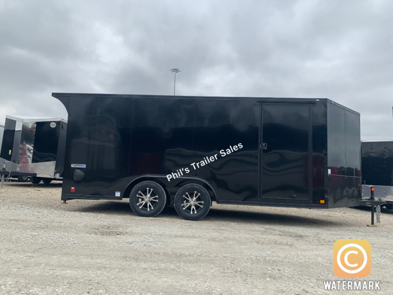 Continental Cargo 7x14+ 3 7 ft interior Black out motorcycle trailer Enclosed  Motorcycle Trailer 