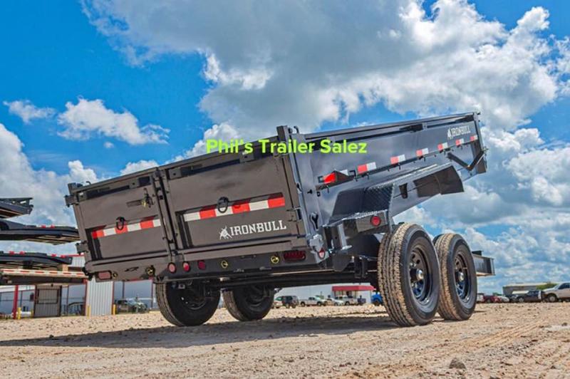  Iron Bull 83X14 DUMP TRAILER IRON BULL  POWDER COATED DUP TRAILERS  Dump Trailer
