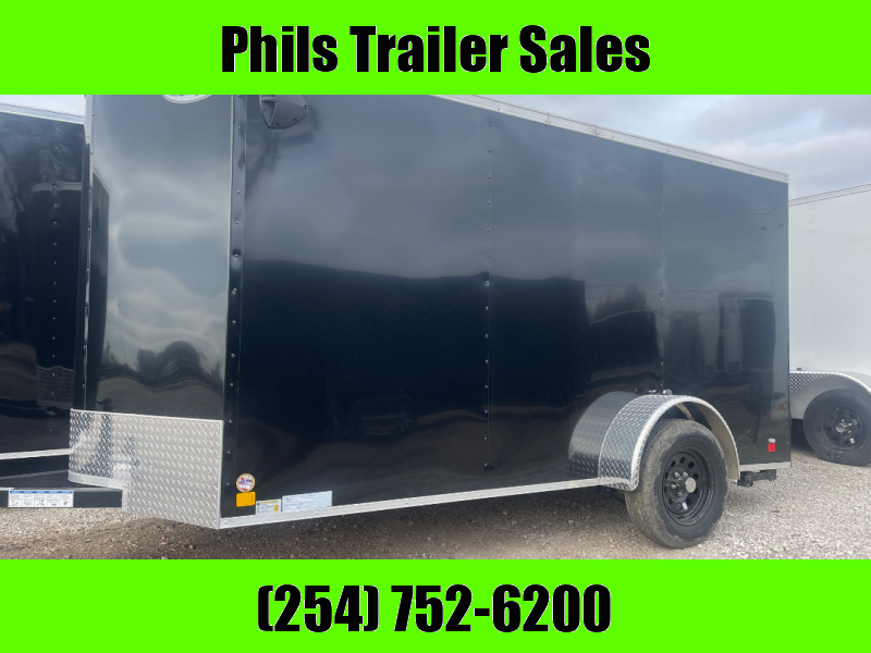  ENCLOSED TRAILER 6'6" DELUX PACKAGE   SEMI SCREWLESS  6x12 v nose ramp Cargo / Enclosed Trailer