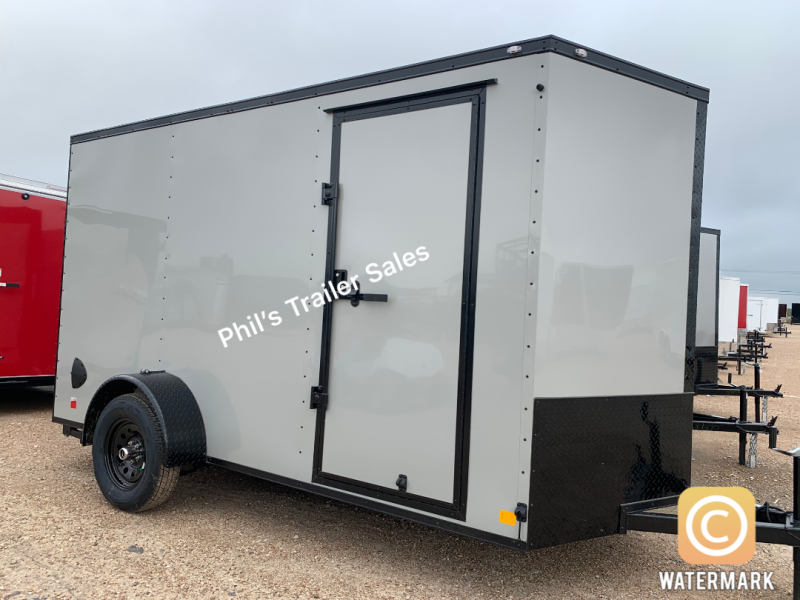 2021 Continental Cargo 6X12 DOVE GRAY Enclosed Cargo Trailer 2021 Continental Cargo 6X12 DOVE GRAY Enclosed Cargo Trailer
