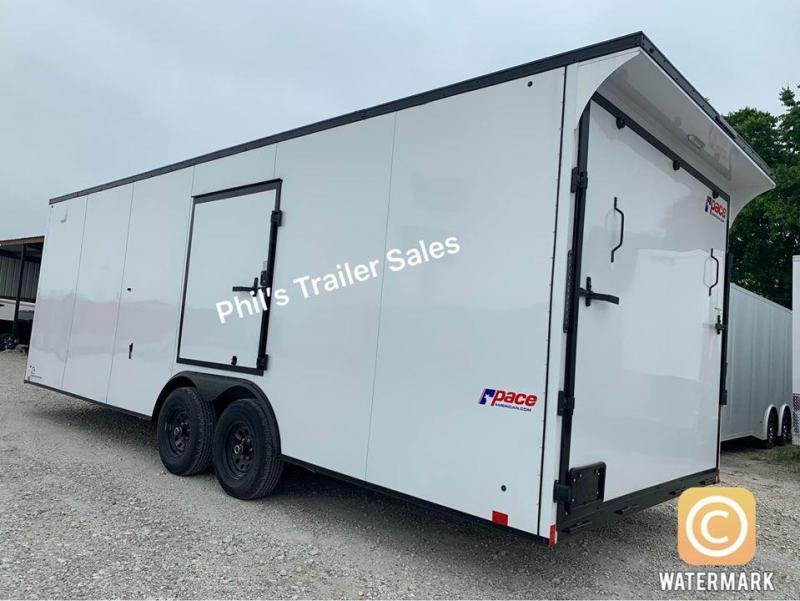 Pace American 8.5X24 7 ESCAPE DOOR ' CARGO COMMERCIAL Enclosed Cargo Trailer Pace American 8.5X24 7 ESCAPE DOOR ' CARGO COMMERCIAL Enclosed Cargo Trailer