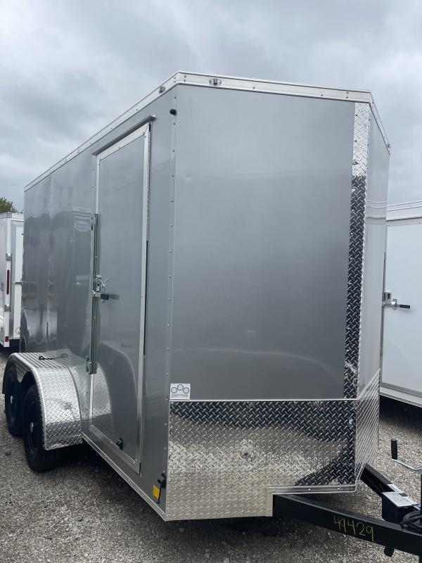 ENCLOSED TRAILER CONTINENTAL CARGO 6X12 TANDEM 7 FT INTERIOR  DELUXE PACKAGE  ENCLOSED CARGO TRAILER