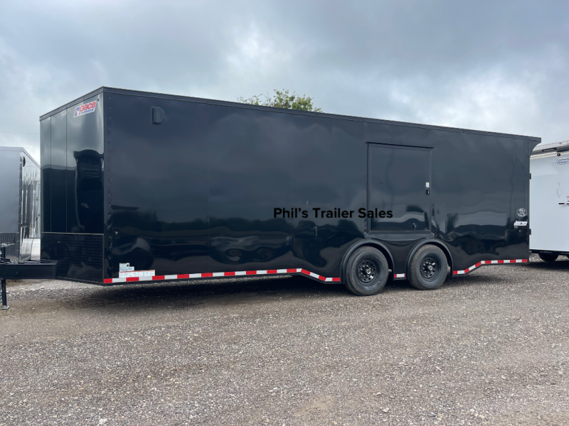 Pace American 24' + V NOSE ENCLOSED TRAILER 12 K TORSION AXLE RATING