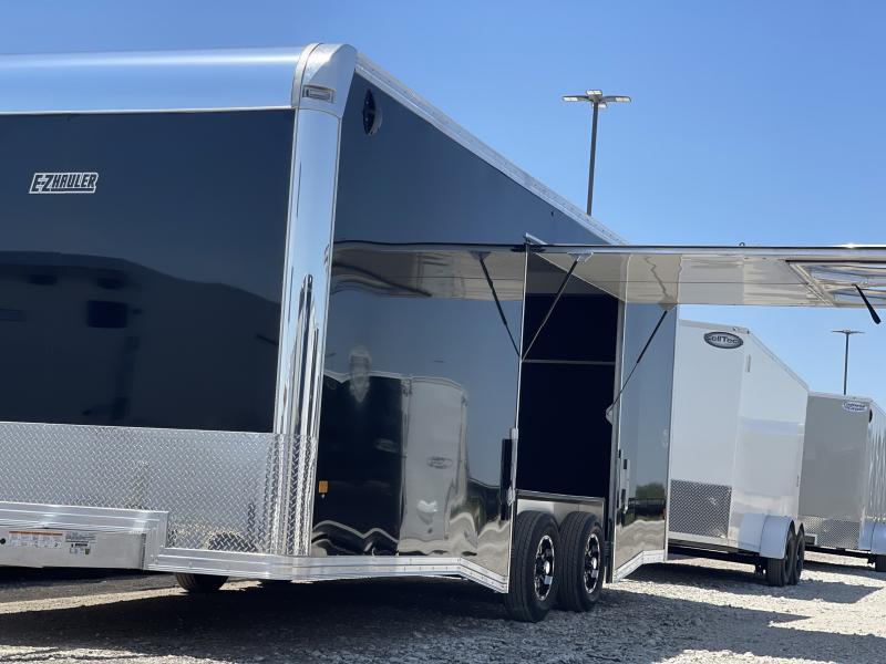  E-Z Hauler 20 ALL ALUMINUM ENCLOSED TRAILER ESCAPE DOOR CAR HAULER Enclosed Cargo Trailer