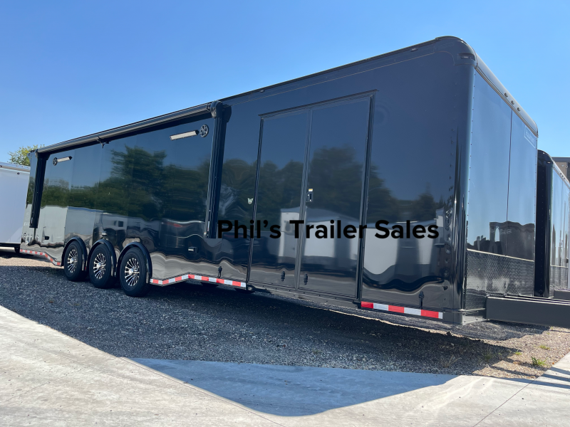 34' Haulmark EDGE PRO ELECTRIC AWNING SIDE CABS Car / Racing Trailer