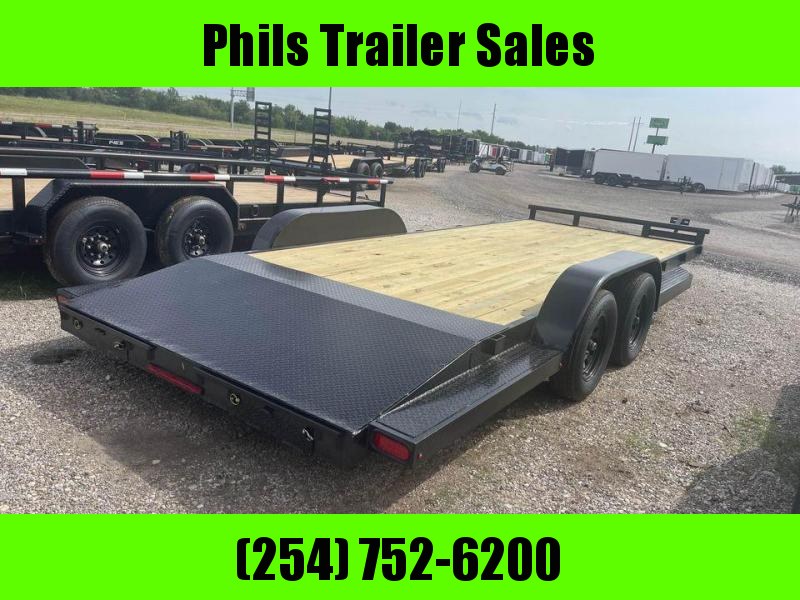 Texas Select DELUXE 20 FT CAR HAULER Utility Trailer Texas Select DELUXE 20 FT CAR HAULER Utility Trailer
