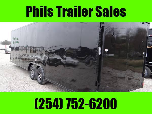  28  Continental Cargo BLACK OUT Car / Racing Enclosed Trailer*