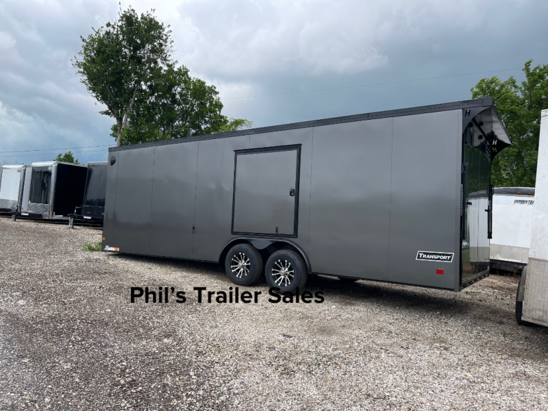Haulmark 8.5X28  HAULMARK ESCAPE DOOR  ENCLOSED TRAILER CAR HAULER BLACKOUT Enclosed Cargo Trailer