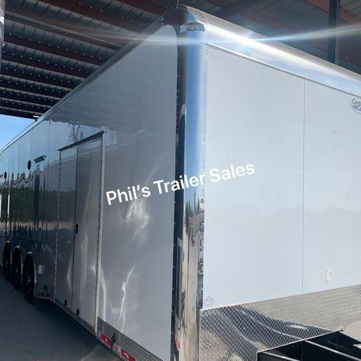 2022 Continental Cargo 32' ENCLOSED TRAILER RAMP OVERS Car / Racing