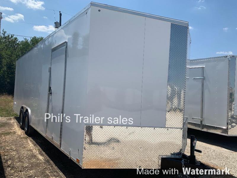 8.5X24 Pace American  7 FT 5200 LB Slant Nose Enclosed Cargo Trailer