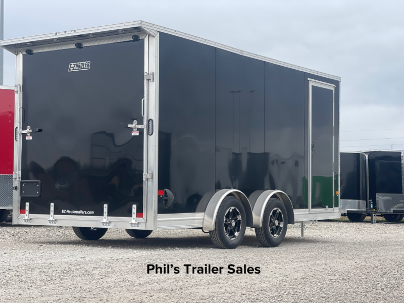 ALL ALUMINUM r 7.5X16 EXTRA TALL  ENCLOSED TRAILER UTV TRAILER Enclosed Cargo Trailer
