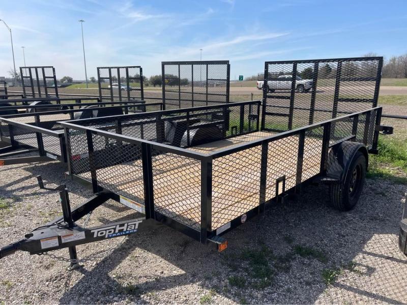 Top Hat Trailers 83X12  UTILITY TRAILER  24' EXPANDED SIDES LANDSCAPE  TRAILER  PIPE TOP TRAILERS UTILITIES  Utility Trailer