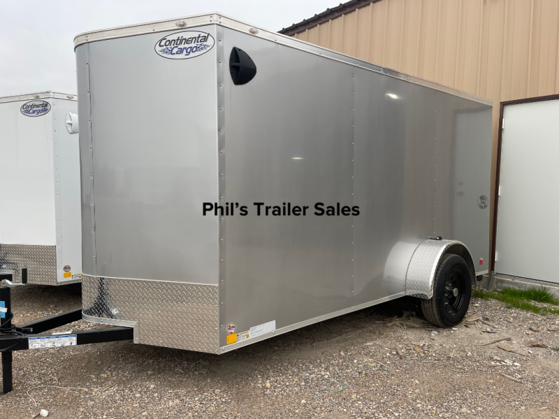  Continental Cargo enclosed trailer  6X12 DELUXE   RAMP Enclosed Cargo Trailer
