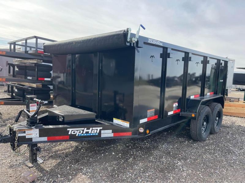 2023 Top Hat Trailers DUMP TRAILER 16 FT 3 FT SIDE WALLS  14 K  Dump Trailer